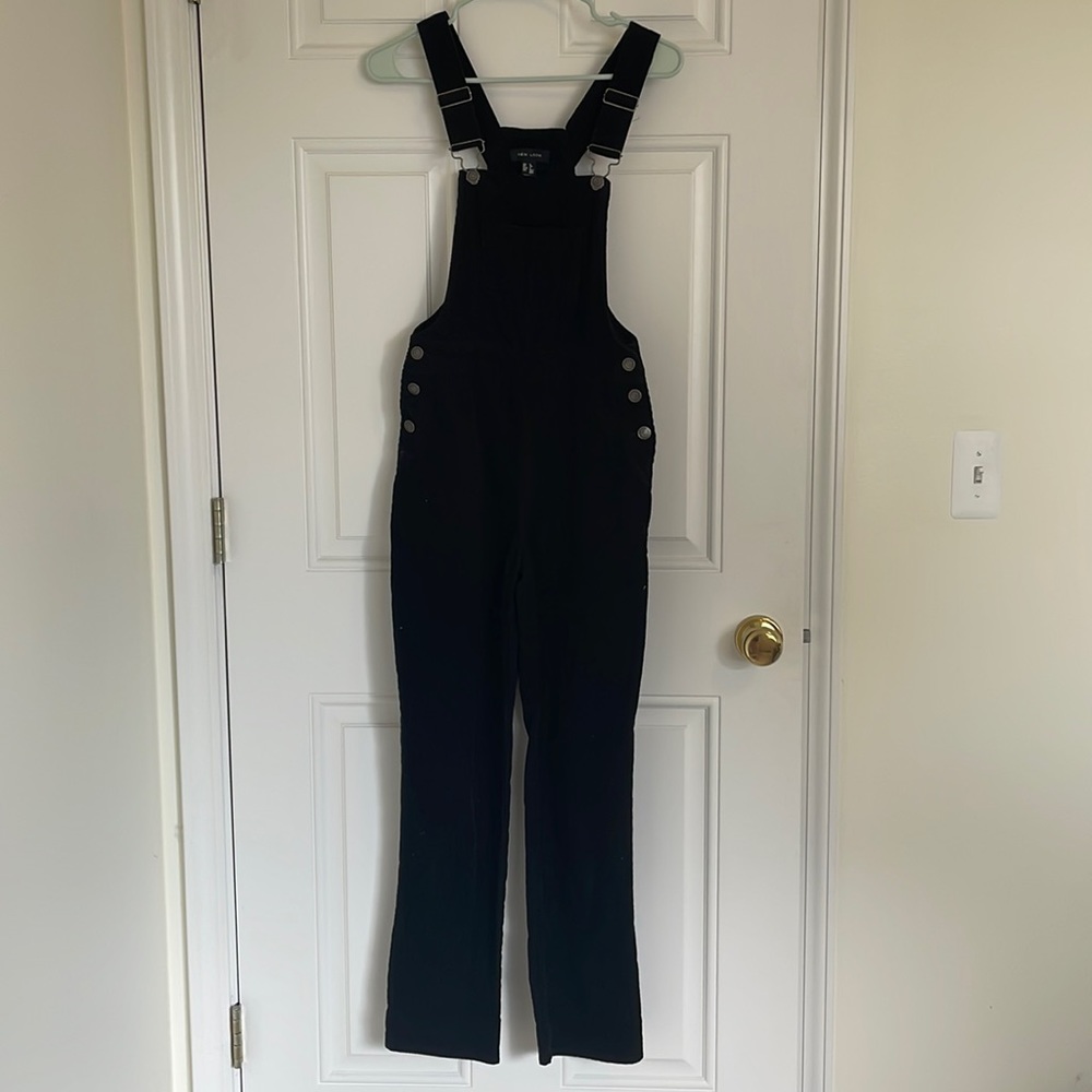 Black Corduroy Dungarees/Jumpsuit